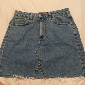 urban outfitters denim skirt